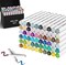 Alcohol Markers, 60 Colors Dual Tip Blender Art Markers for Coloring, Illustrations, and Sketching, Alcohol Markers Set, Alcohol Based Markers with Carrying Case